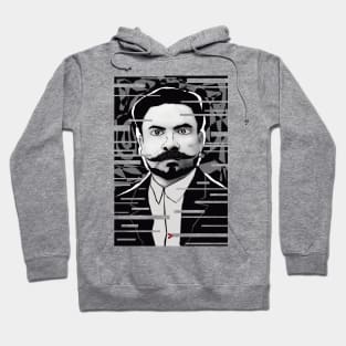 Ruben Dario 2 in Black and White Hoodie